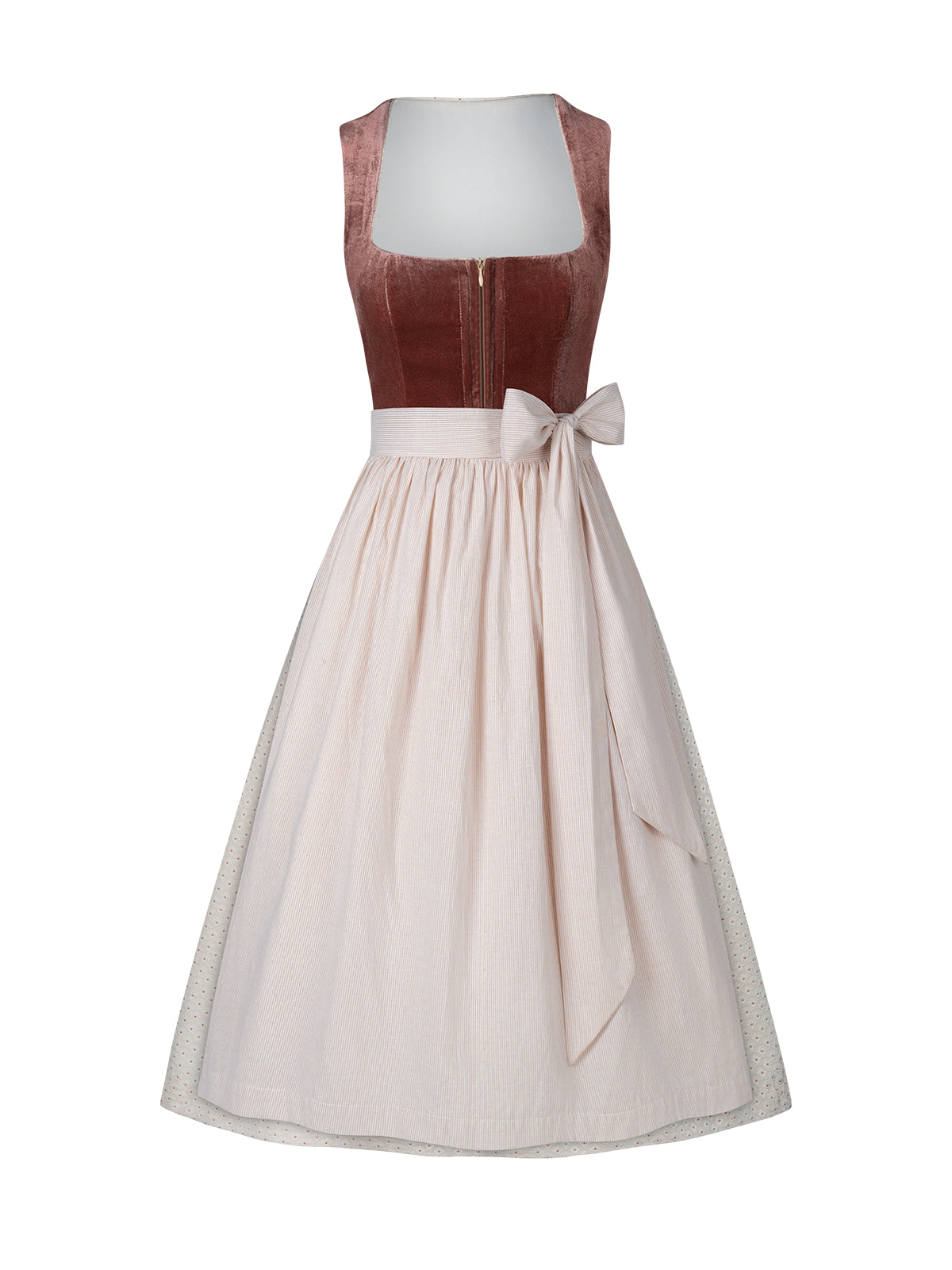 Rosa straight section Dirndl Florence